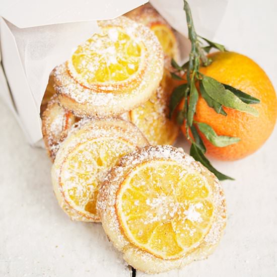 Mandarin Orange Tea Cookies