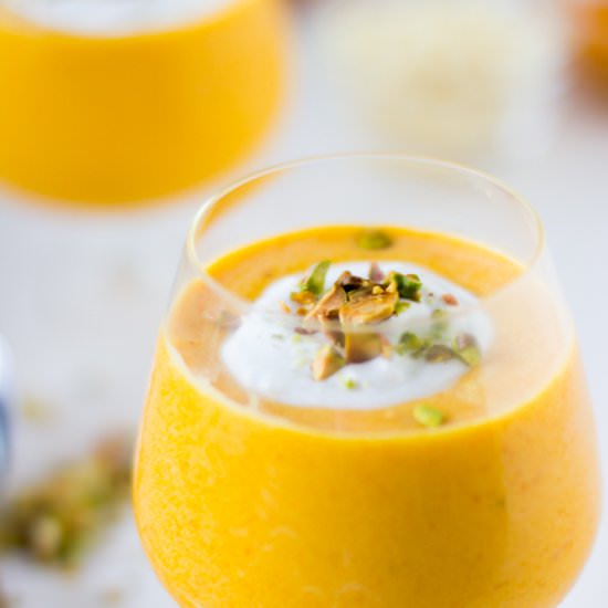 White Chocolate Pumpkin Mousse