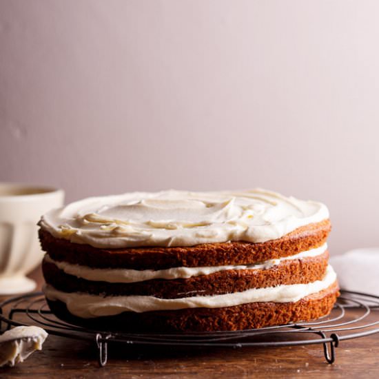 Pumpkin carrot cake