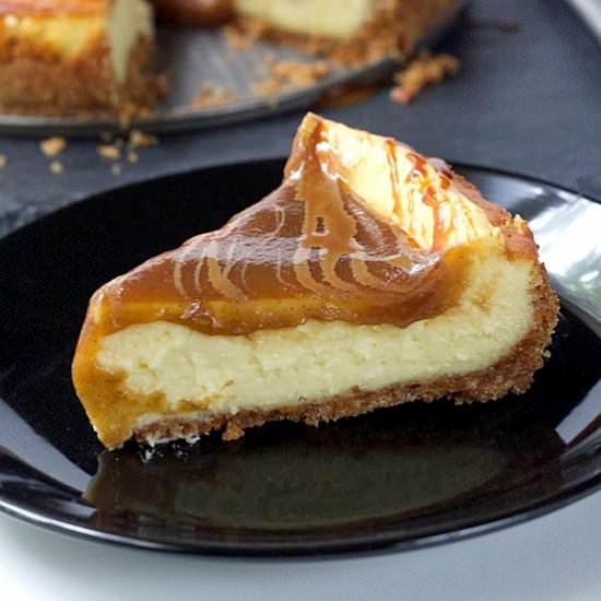 Bourbon Goat Cheese Cheesecake