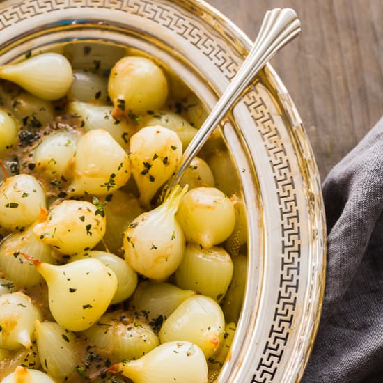 Creamed Pearl Onions (non-dairy)