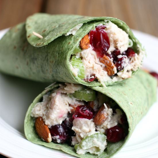 Turkey Cranberry Almond Wrap