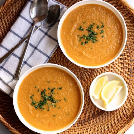 Red Lentil and Carrot Soup