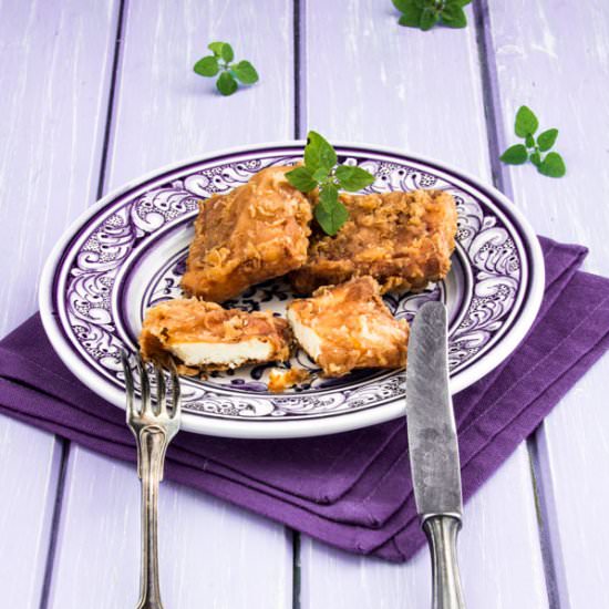 Feta saganaki
