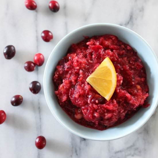 Cranberry Orange Relish.