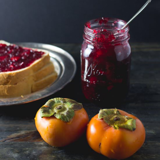 Cranberry & Persimmon Preserves
