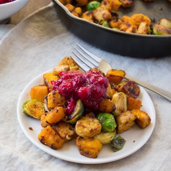 Tempeh Pumpkin Hash