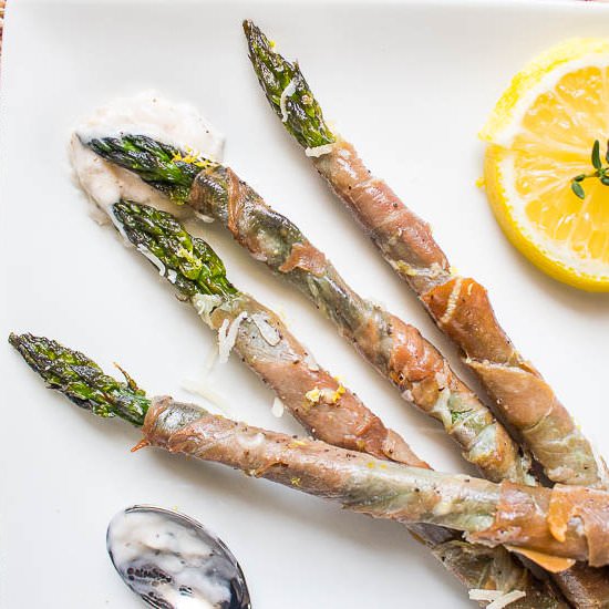 Prosciutto Wrapped Asparagus