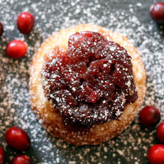 Cranberry Upside-Down Cakes