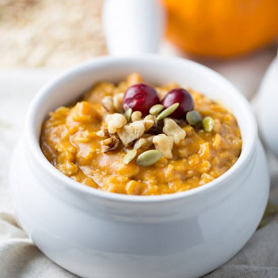 Pumpkin Pie Oatmeal