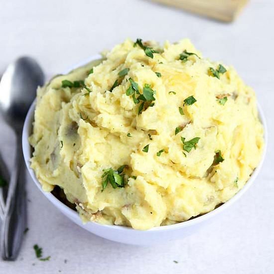 Brown Butter Mascarpone Mashed Tots