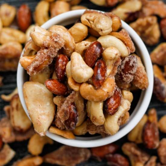 Sugar Free Caramelised Nuts