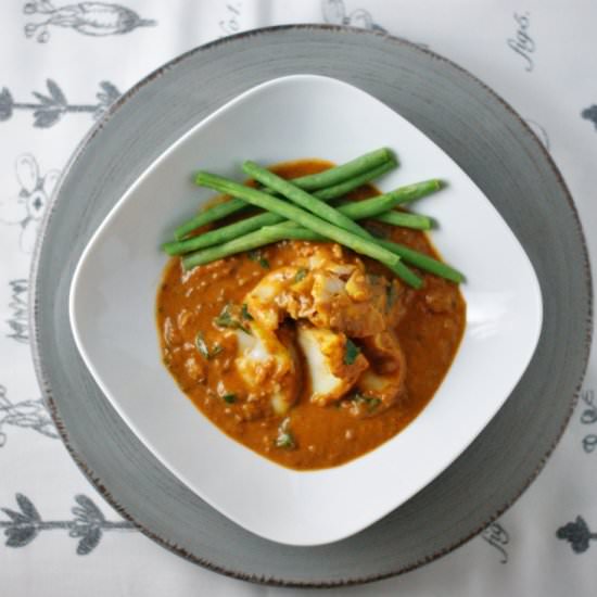 Creamy fish curry