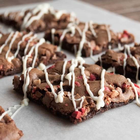 Peppermint Brownie Bark
