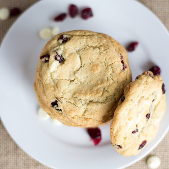 Cranberry White Chocolate Cookies