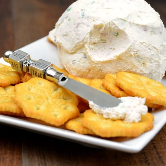 Easy Ham & Onion Cheese Ball