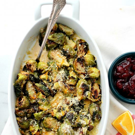 Bacon & Cheese Brussels Sprouts