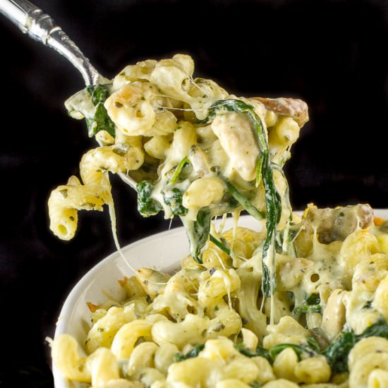 Chicken Pesto Pasta Bake