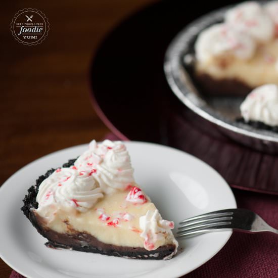 Peppermint Chocolate Pie