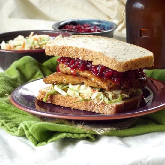 Vegan Thanksgiving Sandwich