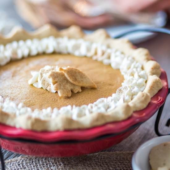 Paleo Pumpkin Chiffon Pie