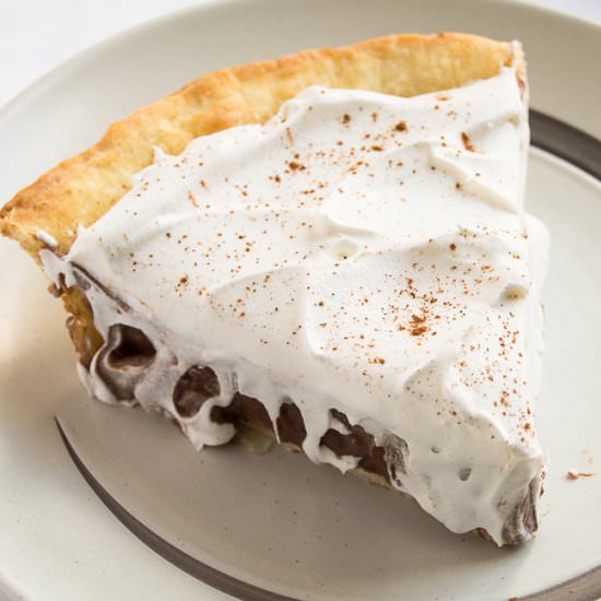 Chocolate Chai Cream Pie
