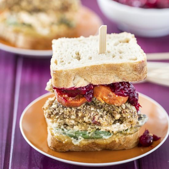 GF Thanksgiving Leftover Sandwich