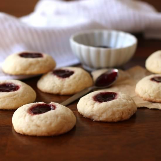 Butter and Jam Thumbprints