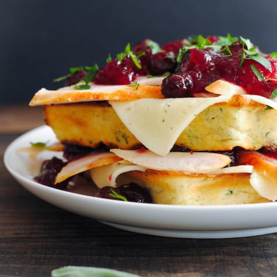 Thanksgiving Leftover Waffles