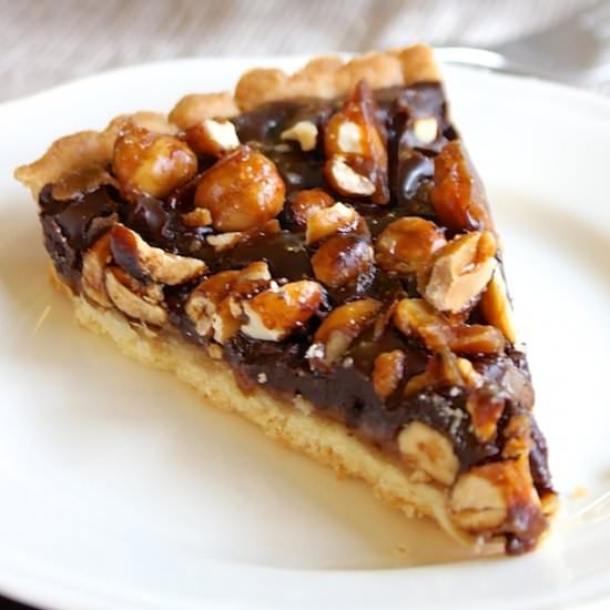Chocolate Caramel Crunch Tart