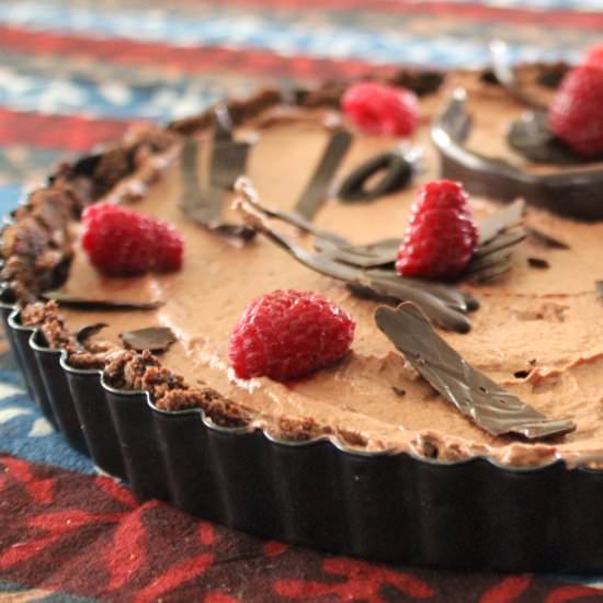 Raspberry Chocolate Mousse Tart