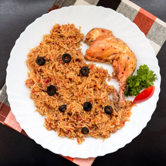Greek Tomato Rice with Chicken