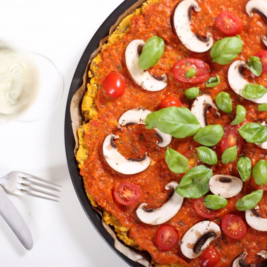 Pumpkin and Zucchini Pizza