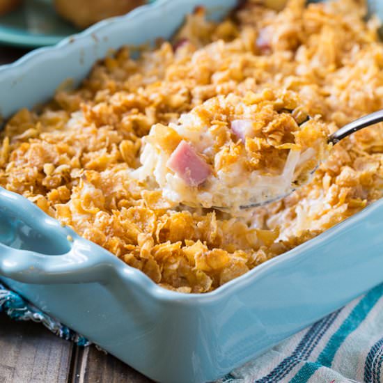Funeral Potatoes with Ham