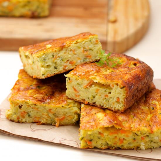 Zucchini and carrot cake
