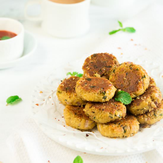 Tofu and Chickpea patties