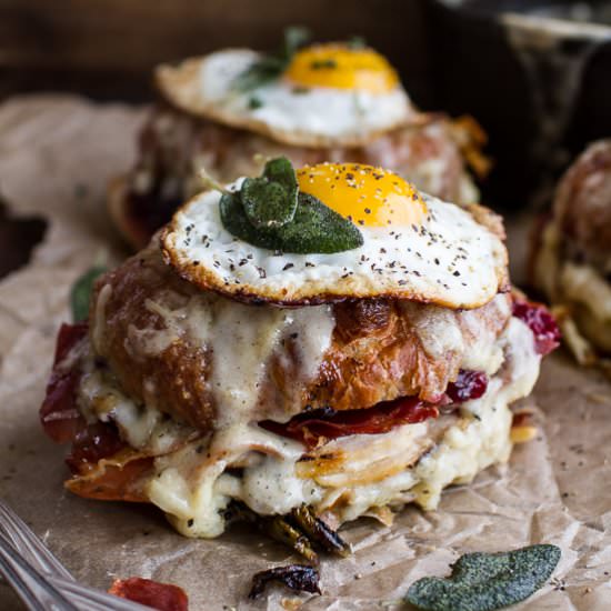 Thanksgiving Leftovers Croque Madam