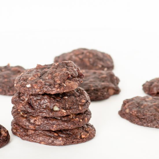 Over-stuffed Chocolate Fudge Cookie
