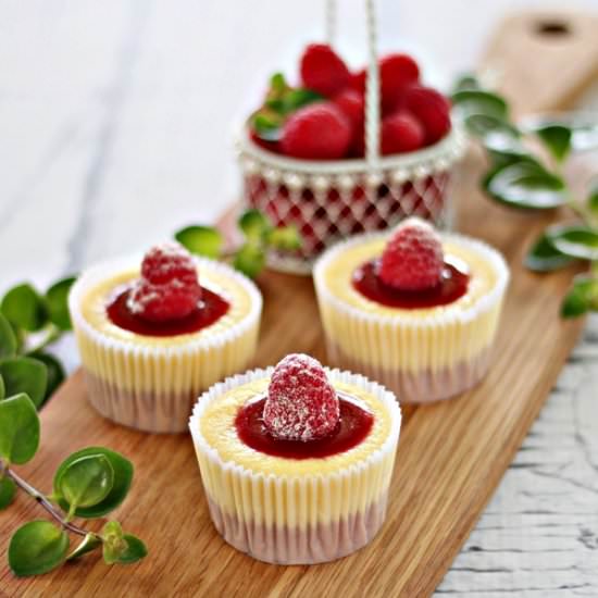 Mini Raspberry Cheesecake