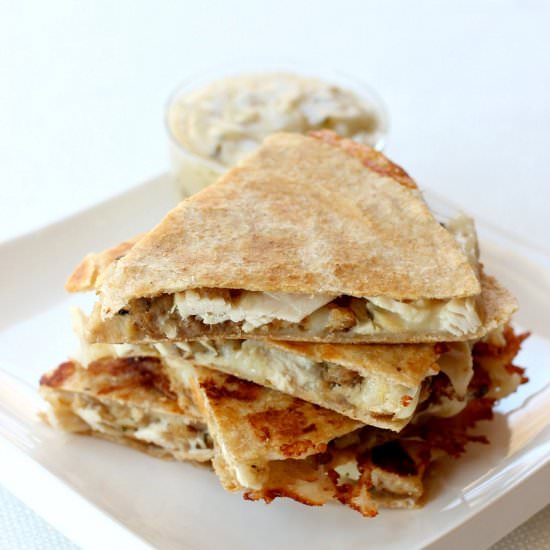 Thanksgiving Quesadillas