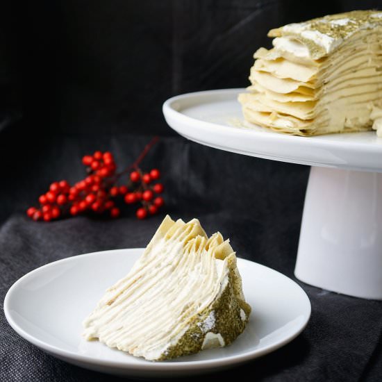 Green Tea Crepe Cake