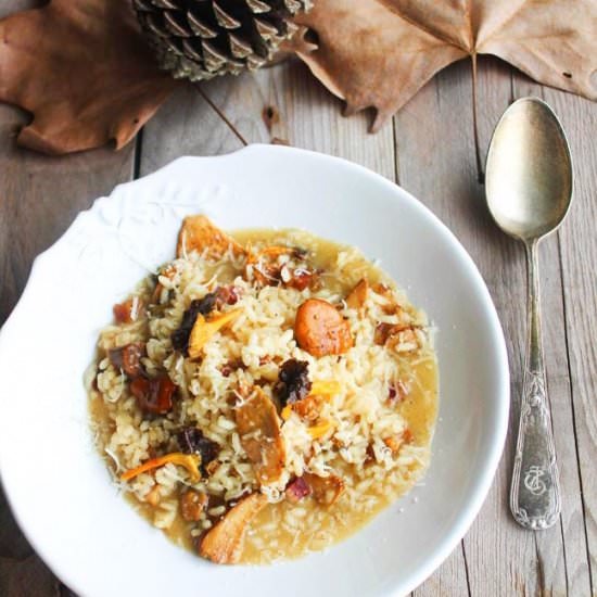 Wild Mushroom & Pork Belly Risotto