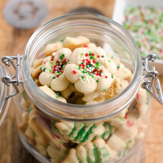 Holiday Spritz Cookies