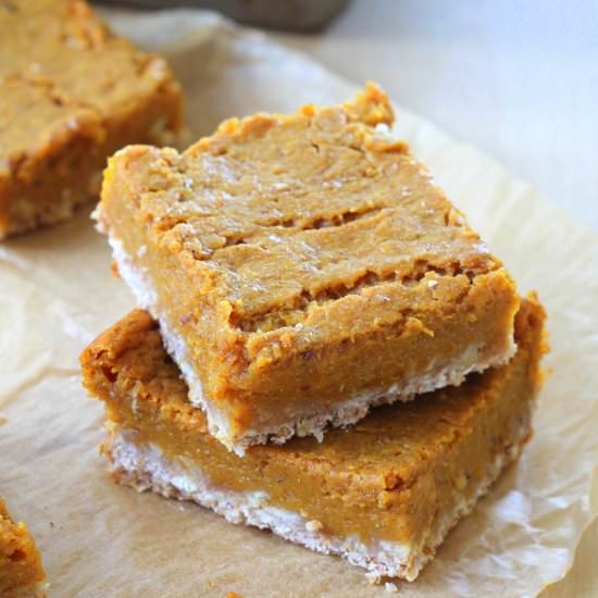 Healthy Pumpkin Bars
