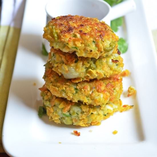 Peas Paneer Cutlet