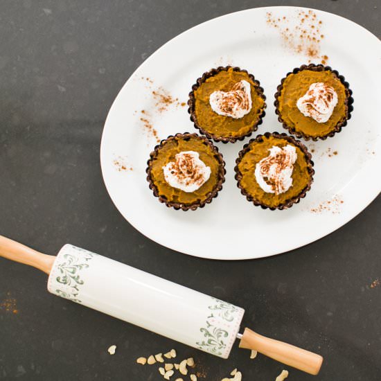 Gluten Free Mini Pumpkin Pie