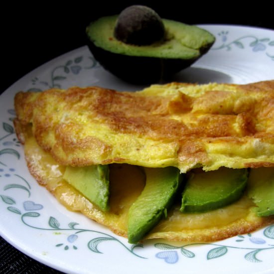 Avocado and Havarti Omelet