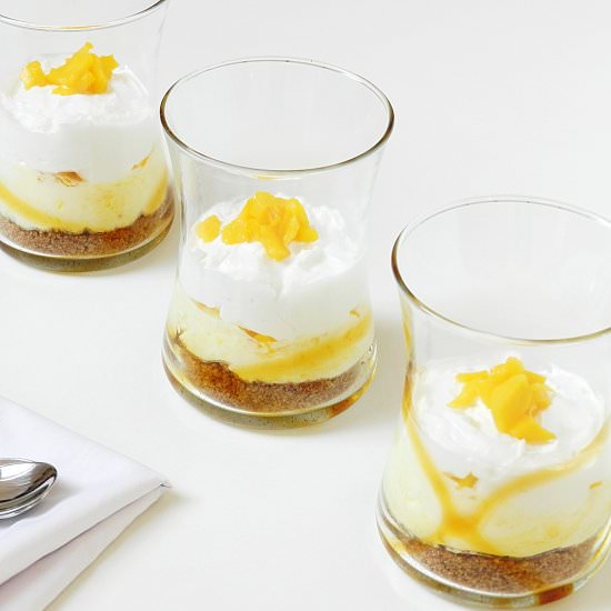 Mango Coconut Cheesecake
