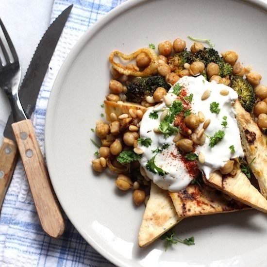 Fatteh Chickpea Bake