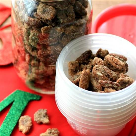 Cinnamon Candied Pecans